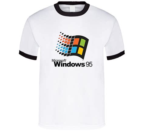 Windows 95 Vintage Throwback Retro Classic Logo T Shirt Etsy