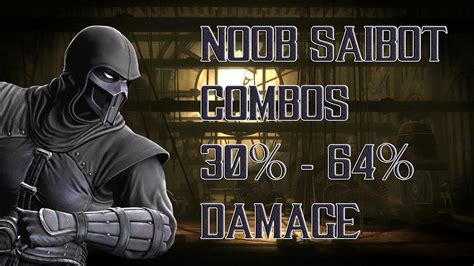 Mortal Kombat 9 Noob Saibot No Reset Combos 30 64 Damage 2015