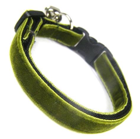 We rounded up the best cat collars to help you find the right fit. Olive Green Velvet Cool Cat Collar | Cat collars, Velvet ...