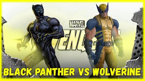 Wolverine Vs Black Panther Battle Of The Claws Dream Match 2k 4 Youtube