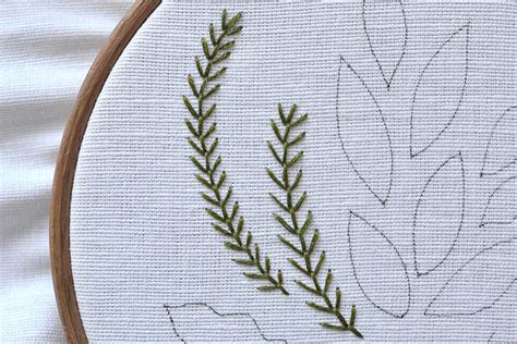 How To Embroider Leaves 9 Stitches For Leaf Embroidery