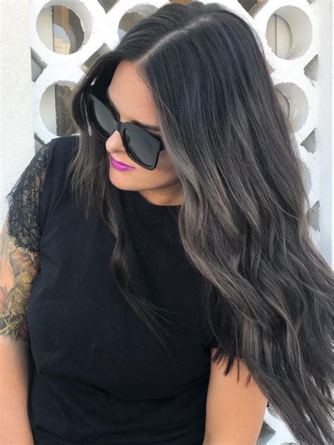 Cool Toned Balayage Gives Dark Hair Low Maintenance Dimension Allure
