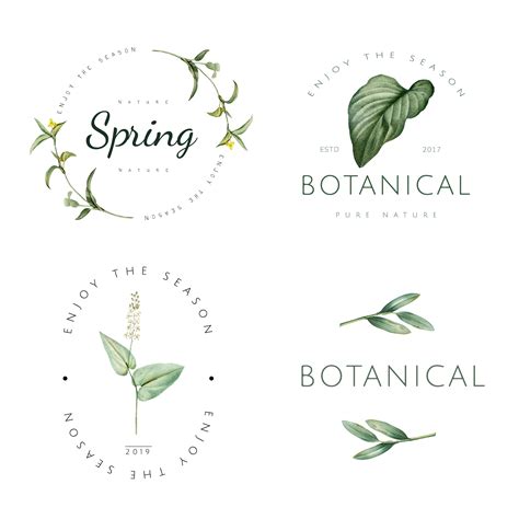 Plant Logo Design Download Free Vectors Clipart Graphics And Vector Art