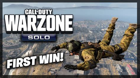 New Warzone Solo Mode My First Win Warzone Solo Mode Full Gameplay