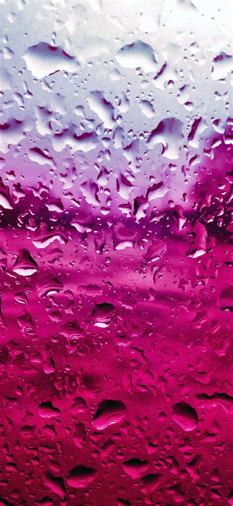 Apple Iphone Wallpaper Vr70 Rain Drop Window Red Pattern