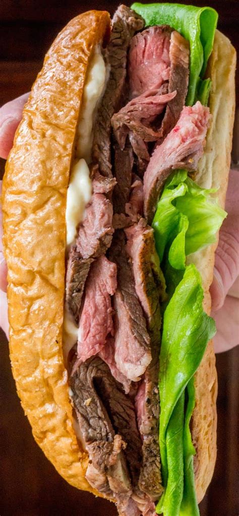 Slow Cooker Roast Beef Sandwiches With Horseradish Dinner Then Dessert