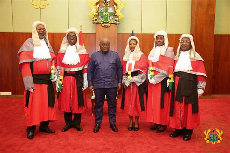 Akufo Addo Swears In 5 Appeal Court Judges Starr Fm