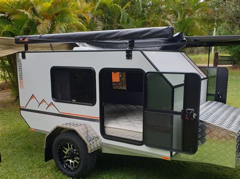 Treka Teardrop Camper Pod With Queen Bed Two Big Doors Adventureman