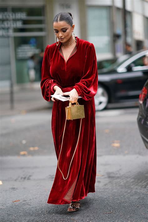 The 75 Hottest Ways To Wear Velvet This Winter Velvet Dresses Outfit Velvet Fashion Fashion