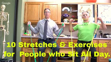 10 Stretches And Exercises For People Who Sit All Day Improve Posture