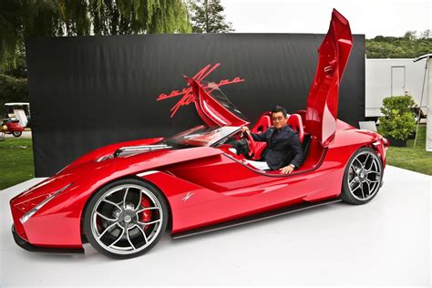 Enzo Ferrari Designer Stuns Monterey With Breathtaking