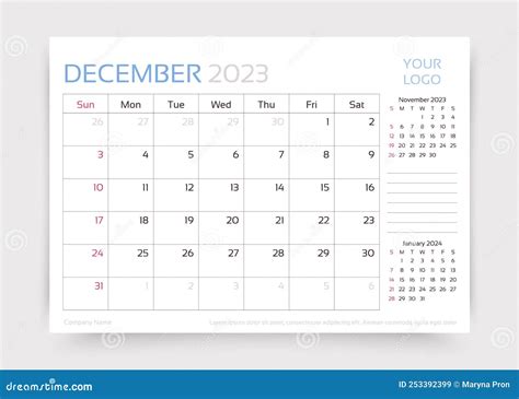 December 2023 Calendar Printable Calendar 2023 Template Planner