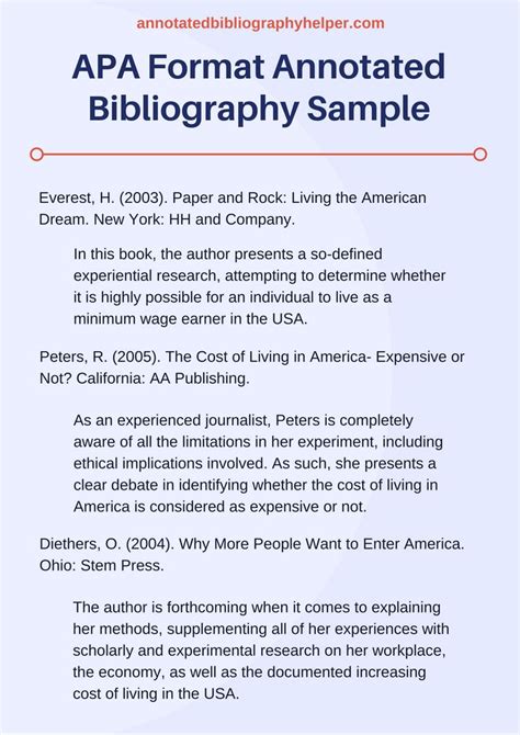 Annotated Bibliography Example Apa Google Search Bibliography