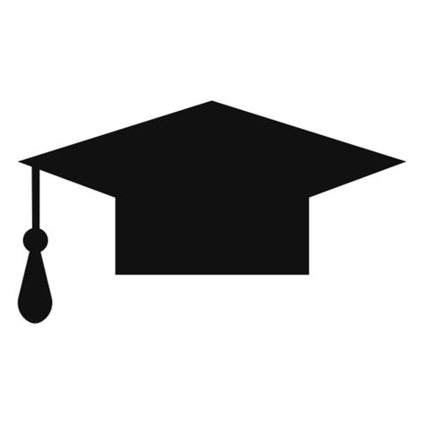 Silueta De Sombrero De Graduación Descargar Pngsvg Transparente