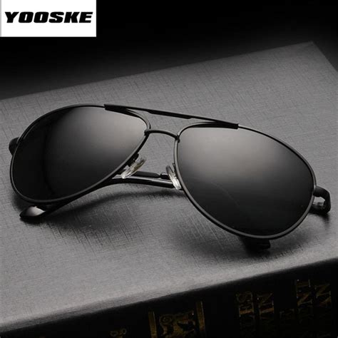 Yooske Brand Polarized Sunglasses Men Women Driving Driver Sun Glasses Vintage Rectangle Anti Uv