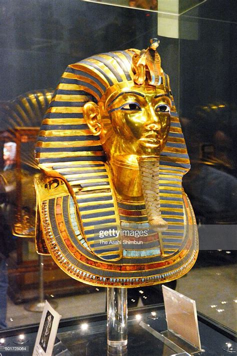 The Restored Tutankhamun Gold Mask Is Re Exhibited At The Egyptian