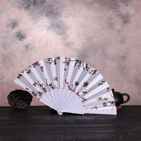 Shiusina Best Chinese Style Dance Wedding Party Lace Silk Folding Hand