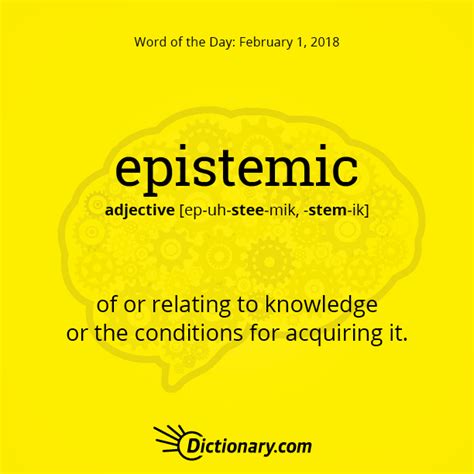 Word of the day for december 3. Word of the Day - epistemic | Dictionary.com