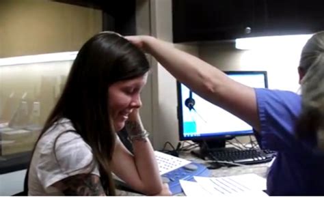 Video Deaf Woman Hears Her Voice For First Time Telegraph