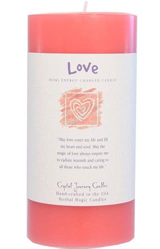 Love Large Wide Pillar Candle Mystery Arts Online Store