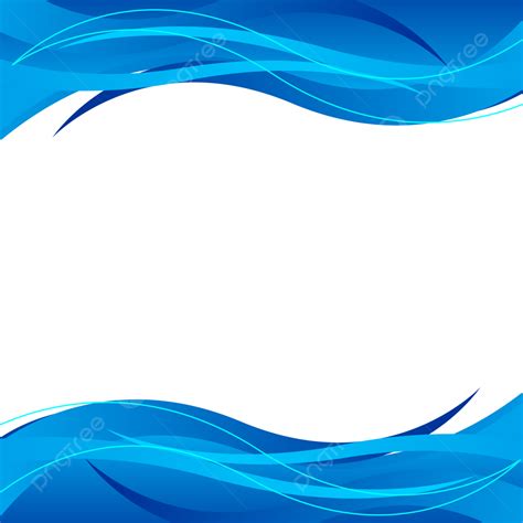 Abstract Blue Wave Png Picture Blue Background Transparent With