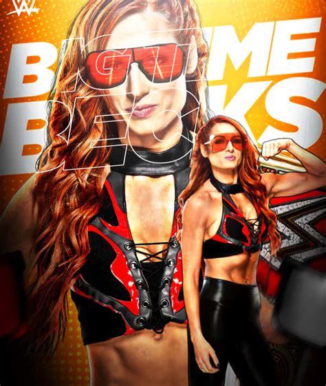 Download Big Time Becky Lynch Poster Wallpaper