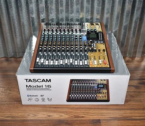 Tascam Model 16 Multitrack Recorder Mixer Audio Interface Reverb