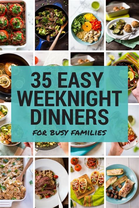 Easy Saturday Night Dinners 50 Easy Dinner Ideas Recipes By Love And