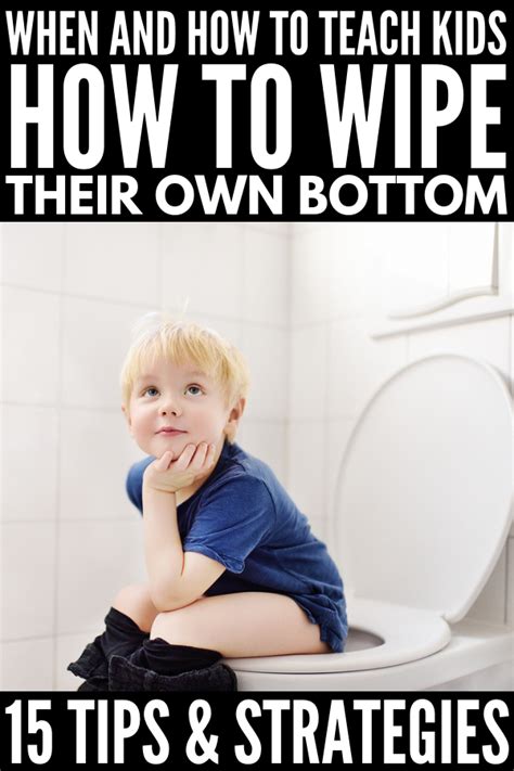 Potty Training Problems How To Teach A Child To Wipe Their Bottom