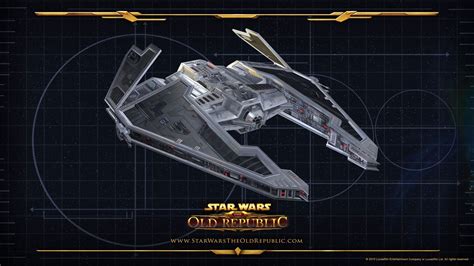Sith Interceptor Starship Art From Star Wars The Old Republic Mmo
