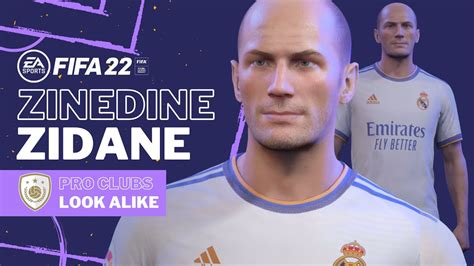 Fifa Zinedine Zidane Pro Clubs Look Alike Build Real Madrid Icon