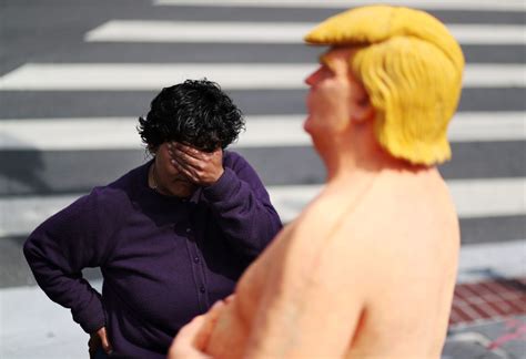 Naked Trump Statues Swing Into Action Wired