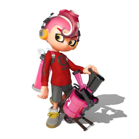 Filemale Octoling With 52 Gal Inkipedia The Splatoon Wiki