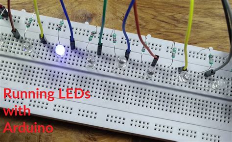 Running Leds With Arduino Uno