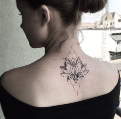 40 Beautiful Back Neck Tattoos For Women Neck Tattoos