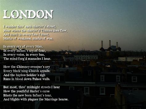 London William Blakes Poem London Stephen Hampshire Flickr