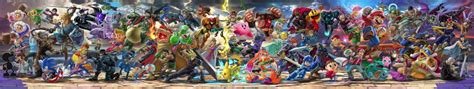 Super Smash Bros Ultimate Poster Of All Characters Supersmashbros