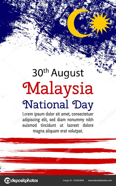 Countdown timer to malaysia national day 2019. Vector illustration Malaysia National Day, Malaysia flag ...