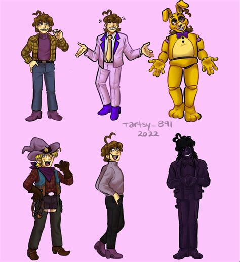fnaf drawings cool drawings dave williams dave miller william afton purple guy heyyy