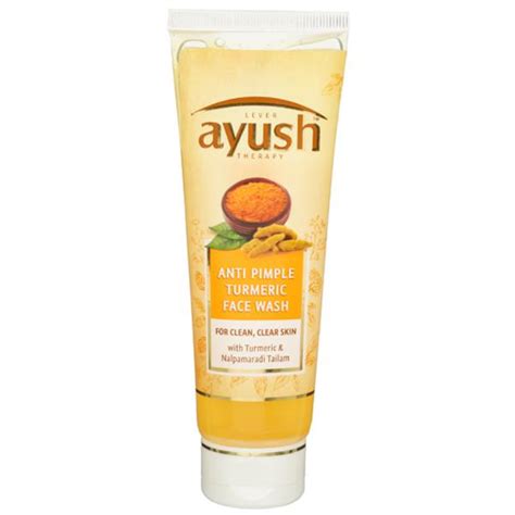 Buy Ayush Anti Pimple Turmeric Face Wash G Online At Best Price In