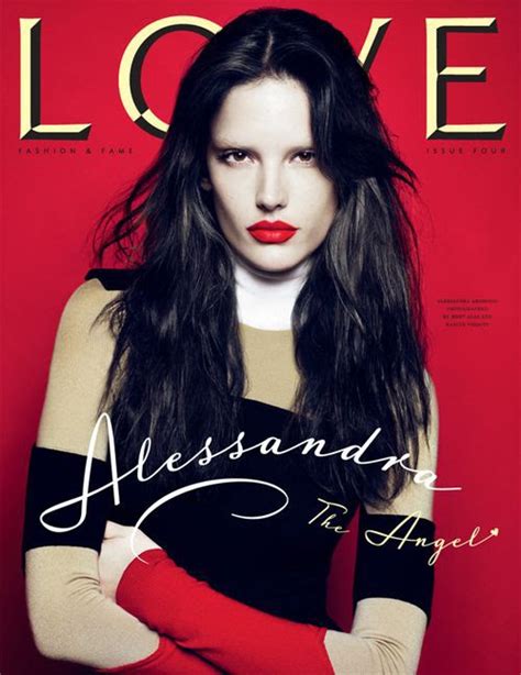 Alessandra Ambrosia Covers Love Magazine Issue 4 Emily Jane Johnston