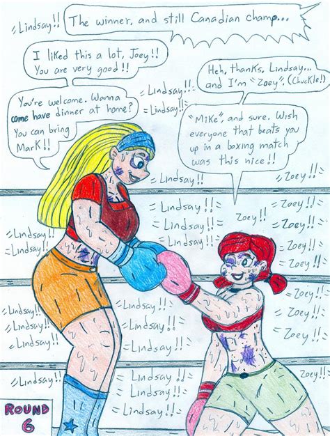 Boxing Lindsay Vs Zoey By Jose Ramiro On Deviantart
