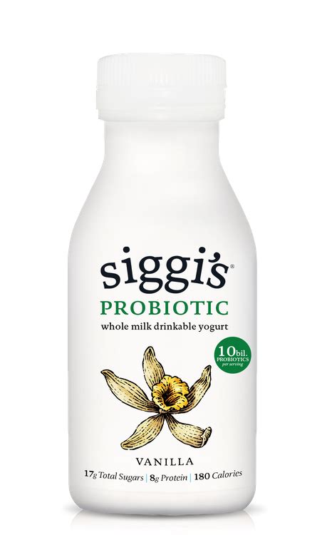 Siggis Probiotic Vanilla Whole Milk Drinkable Yogurt 8oz Reviews 2022