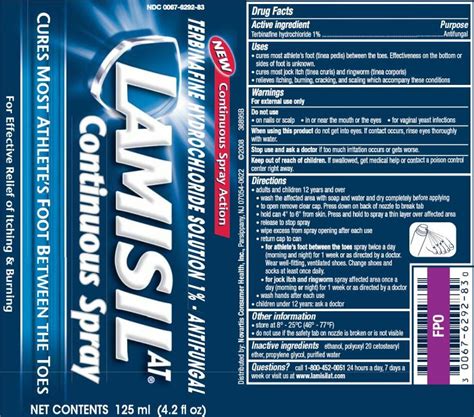 Lamisil By Glaxosmithkline Consumer Healthcare Holdings Us Llc Drug Facts
