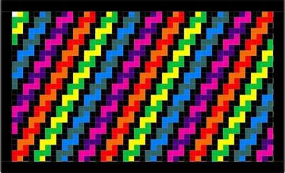 Rainbow Tetris Graph Pixel