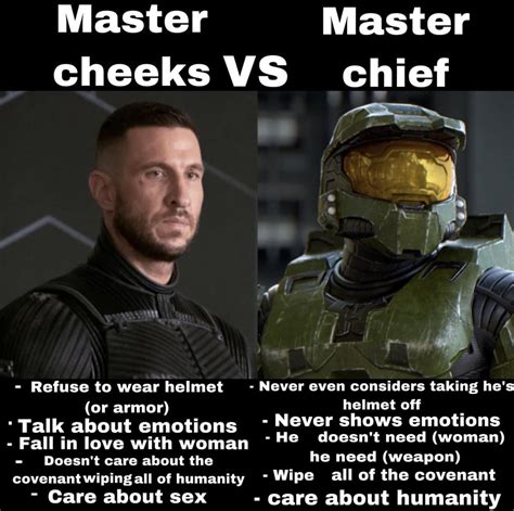 Master Cheeks Vs Master Chief Halomemes