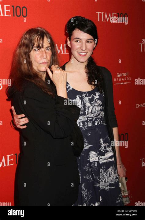 Apr 26 2011 New York New York Us Singer Patti Smith And Her