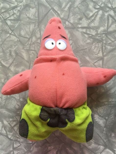 Nwt 2000 Spongebob Square Pants Patrick Star 7 Stuffed Plush Toy