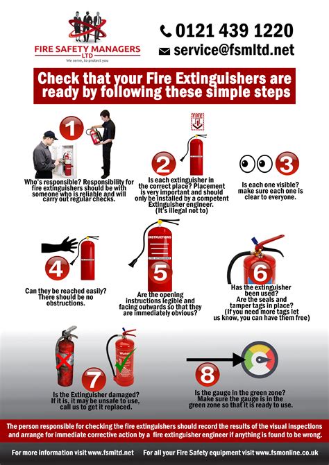 Fire Extinguisher Safety Inspection Checklist Image To U