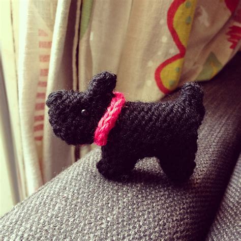 Tiny Scottie Dog Free Knitting Pattern Knitting Bee